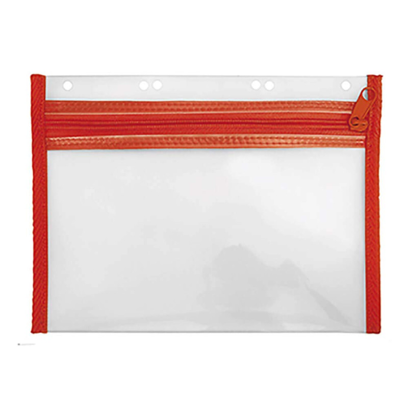 VELOFLEX 4350020 - Pochette porte-documents avec fermeture éclair, 1 pièce, DIN A5, classé, rouge, VELOBAG XXS, pochette à ferme VELOFLEX 4350020 - Pochette porte-documents avec fermeture éclair, 1 pièce, DIN A5, classé, rouge, VELOBAG XXS, pochette à ferme