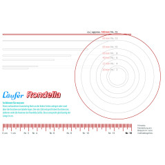 Läufer 50747 élastiques Rondella No. 15, diamètre 100 mm, carton de 100g, rouge, particulièrement durable