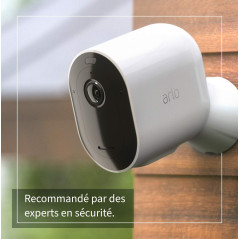 Arlo Pro 3 Camera Surveillance WiFi Exterieure Sans Fil, Pack De 1 Caméra, 2K HDR, 160° Vision Nocturne, Sirène, Détection De Mo