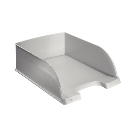 Leitz Corbeille à Courrier A4, Jumbo, Blanc, Plus, 52330001