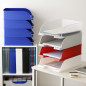 Leitz Corbeille à Courrier A4, Jumbo, Blanc, Plus, 52330001 Leitz Corbeille à Courrier A4, Jumbo, Blanc, Plus, 52330001