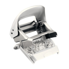 Leitz Perforatrice Sans Effort, Capacité 30 Feuilles, Blanc Arctique, Métal, Réglette de Guidage avec Repères, Style, 50060004