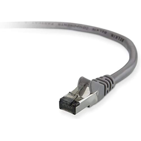Belkin - Câble éthernet RJ45 CAT6, STP, M/M - 5M - Gris