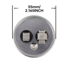 BOJACK 70uf 370 450 V AC CBB65 Condensateur rond de démarrage moteur et ventilateur 70 MFD 10000 AFC