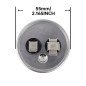 BOJACK 70uf 370 450 V AC CBB65 Condensateur rond de démarrage moteur et ventilateur 70 MFD 10000 AFC BOJACK 70uf 370 450 V AC CBB65 Condensateur rond de démarrage moteur et ventilateur 70 MFD 10000 AFC