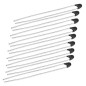 10pcs 5k-100k Ohm MF52 Thermistance Capteur de température haute précision imperméable à l'eau Digital avec résistance de câble 10pcs 5k-100k Ohm MF52 Thermistance Capteur de température haute précision imperméable à l'eau Digital avec résistance de câble