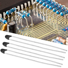 10pcs 5k-100k Ohm MF52 Thermistance Capteur de température haute précision imperméable à l'eau Digital avec résistance de câble 