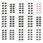 Kit de diodes redresseurs et Schottky SMD - 150 pièces 15 modèles - M1 M4 M7 RS1M S1M S2M S3M SS14 SS16 SS24 SS26 SS34 SS36 US1M Kit de diodes redresseurs et Schottky SMD - 150 pièces 15 modèles - M1 M4 M7 RS1M S1M S2M S3M SS14 SS16 SS24 SS26 SS34 SS36 US1M