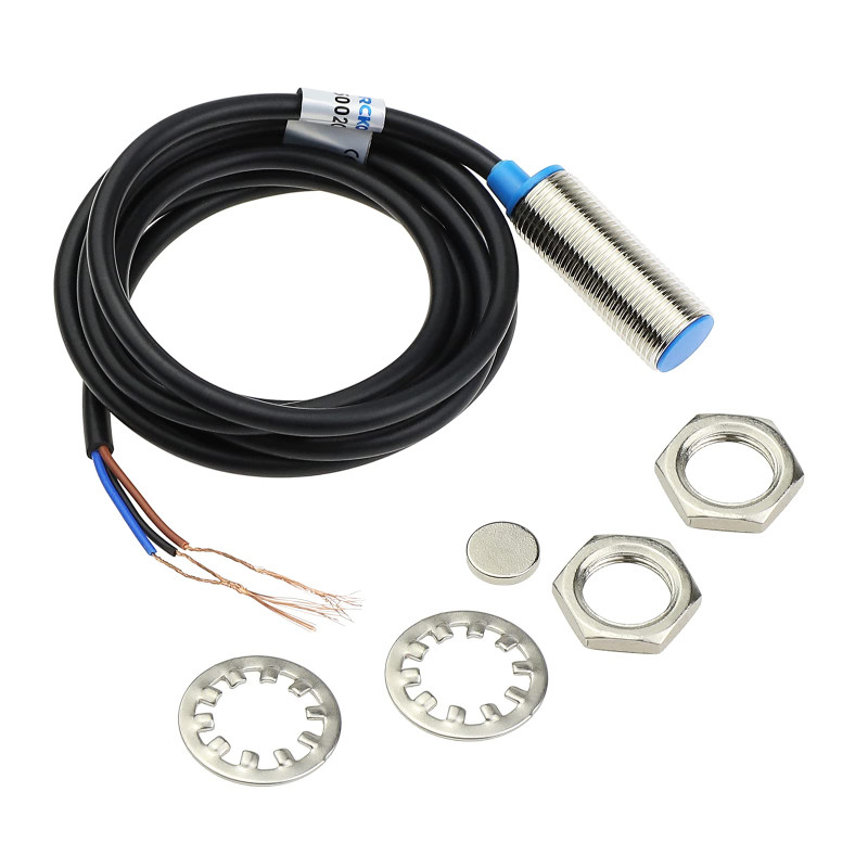 YINETTECH Interrupteur Inductif de Capteur de Proximité à Effet Hall 10mm NPN NO (Normalement Ouvert) avec Aimant DC5-30V NJK-50 YINETTECH Interrupteur Inductif de Capteur de Proximité à Effet Hall 10mm NPN NO (Normalement Ouvert) avec Aimant DC5-30V NJK-50