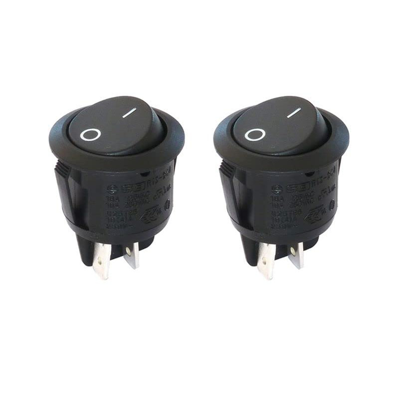 cyclingcolors 2x Interrupteur mécanique à bascule rond R13 230V 4A Bipolaire ON OFF Automatisation Commutateur bandeau LED cuisi cyclingcolors 2x Interrupteur mécanique à bascule rond R13 230V 4A Bipolaire ON OFF Automatisation Commutateur bandeau LED cuisi