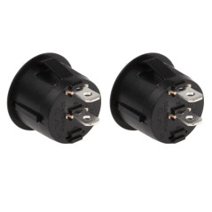 cyclingcolors 2x Interrupteur mécanique à bascule rond R13 230V 4A Bipolaire ON OFF Automatisation Commutateur bandeau LED cuisi