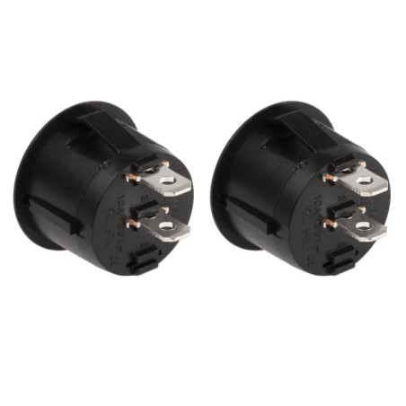 cyclingcolors 2x Interrupteur mécanique à bascule rond R13 230V 4A Bipolaire ON OFF Automatisation Commutateur bandeau LED cuisi