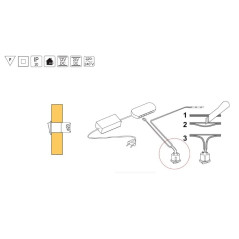 cyclingcolors 2x Interrupteur mécanique à bascule rond R13 230V 4A Bipolaire ON OFF Automatisation Commutateur bandeau LED cuisi