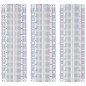 MMOBIEL 3 pièces PCB 830 Points sans Soudure pour Le Prototype de Maquette Compatible avec Les projets destinés aux particuliers MMOBIEL 3 pièces PCB 830 Points sans Soudure pour Le Prototype de Maquette Compatible avec Les projets destinés aux particuliers