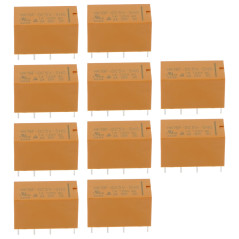 Be In Your Mind 10pcs Relais de Puissance de Carte PCB HK19F 8 broches DC 5V pour Équipements Électroniques de Système de Contrô