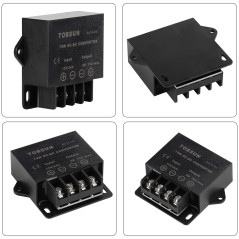HOMELYLIFE DC 12V 24V à 5V 15A 75W Convertisseur de Puissance Régulateur abaisseur pour transformateur Basse Tension de Voiture 