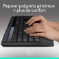 Logitech MK345 Combo Clavier Taille Standard Sans Fil avec Repose Poignet et Souris Droitier Confortable, Récepteur USB Sans Fil Logitech MK345 Combo Clavier Taille Standard Sans Fil avec Repose Poignet et Souris Droitier Confortable, Récepteur USB Sans Fil