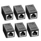 BuxiuGK 6 Pièces Coupleur RJ45,Blindé Connecteur Ethernet 8P8C pour Cat7/Cat6/Cat5e/Cat5 Coupleur de Câble de Réseau Ethernet Fe BuxiuGK 6 Pièces Coupleur RJ45,Blindé Connecteur Ethernet 8P8C pour Cat7/Cat6/Cat5e/Cat5 Coupleur de Câble de Réseau Ethernet Fe