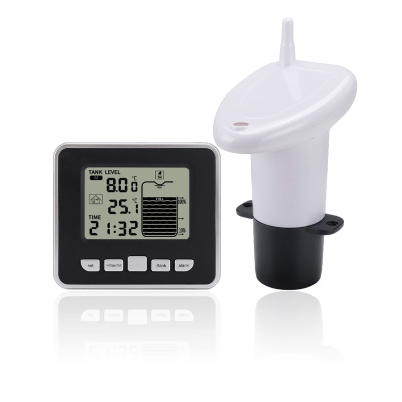 Contrôleur de niveau à ultrasons Sensor Capteur de niveau de liquide sans fil Capteur de niveau de liquide de profondeur de rése Contrôleur de niveau à ultrasons Sensor Capteur de niveau de liquide sans fil Capteur de niveau de liquide de profondeur de rése