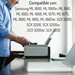 Brama Cartuchos bra-mlt1042s – Cartouches de Toner, couleur noir