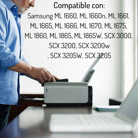 Brama Cartuchos bra-mlt1042s – Cartouches de Toner, couleur noir