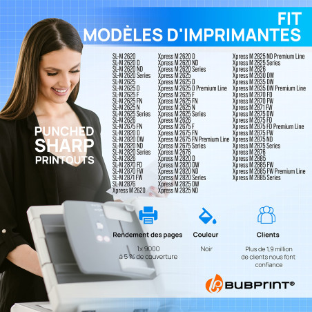 Bubprint Tambour Compatible pour Samsung MLT-R116 Xpress M2625 M2625D M2675 M2675F M2675FN M2825 M2825DW M2825ND M2835DW M2875DW
