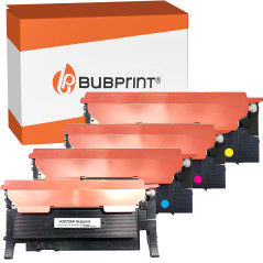 Bubprint 4 Cartouche de Toner Compatible pour HP 117A W2070A W2071A W2072A W2073A avec Puce Color Laser 150a 150nw 150 MFP 170 M