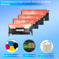 Bubprint 4 Cartouche de Toner Compatible pour HP 117A W2070A W2071A W2072A W2073A avec Puce Color Laser 150a 150nw 150 MFP 170 M Bubprint 4 Cartouche de Toner Compatible pour HP 117A W2070A W2071A W2072A W2073A avec Puce Color Laser 150a 150nw 150 MFP 170 M