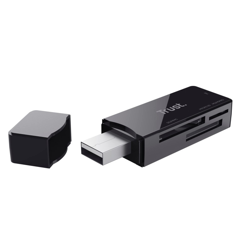 Trust Nanga Lecteur Carte SD/Micro SD, 5 Gbit/s, Adaptateur USB 3.2, Compatible avec Cartes Mémoire SD, M2 et MicroSD, Connecteu Trust Nanga Lecteur Carte SD/Micro SD, 5 Gbit/s, Adaptateur USB 3.2, Compatible avec Cartes Mémoire SD, M2 et MicroSD, Connecteu