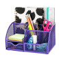 EXERZ Organisateur de Bureau/Papeterie Organizer/Pot à Stylo/Bureau Ranger/Multifonctions Organisateur (EX348 Violet) EXERZ Organisateur de Bureau/Papeterie Organizer/Pot à Stylo/Bureau Ranger/Multifonctions Organisateur (EX348 Violet)