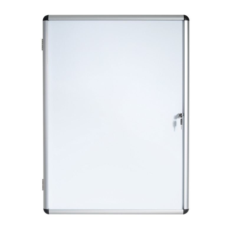 Bi-Office Vitrine d'Affichage Interieur Enclore, Tableau Blanc Magnétique Verrouillable, 367 x 500 mm, 2 x A4 Bi-Office Vitrine d'Affichage Interieur Enclore, Tableau Blanc Magnétique Verrouillable, 367 x 500 mm, 2 x A4