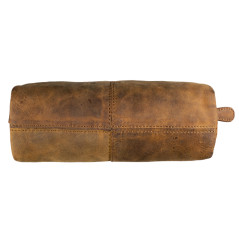 STILORD 'Spencer' Trousse en Cuir Vintage - Pochette à Fermeture Éclair - Organisateur Étui à Stylos - Cuir Véritable, Couleur:M