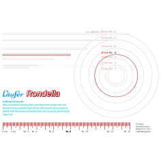 Läufer 50441 élastiques Rondella No. 8, diamètre 50 mm, carton de 1 kg, rouge, particulièrement durable