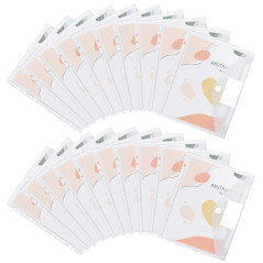 Sosayet Pochette Document A4-20 pcs Pochette Plastique A4 avec 11 Trous - Réutilisables Pochettes Transparentes A4 pour Maison, 