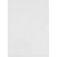 OXFORD Sachet de 10 Pochettes-Coin Fard'Liss A4 PVC Lisse Epaisseur 20/100ème Incolore