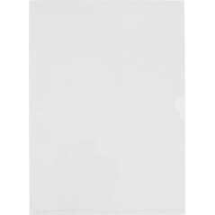 OXFORD Sachet de 10 Pochettes-Coin Fard'Liss A4 PVC Lisse Epaisseur 20/100ème Incolore