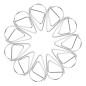 Trombone-50Pcs Petits Trombones En Métal,Trombones Fantaisie en Forme de Goutte d'Eau, Pince de Bureau,Trombones pour Bureau Liv Trombone-50Pcs Petits Trombones En Métal,Trombones Fantaisie en Forme de Goutte d'Eau, Pince de Bureau,Trombones pour Bureau Liv