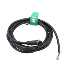 HangTon Actionneur de capteur M12 A codé 4 broches femelle à angle droit pour fil ouvert pour automatisation industrielle, périp