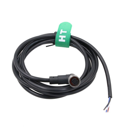 HangTon Actionneur de capteur M12 A codé 4 broches femelle à angle droit pour fil ouvert pour automatisation industrielle, périp