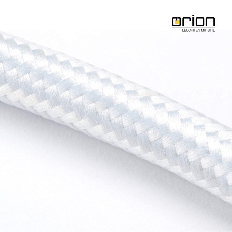 Câble d’alimentation textile - gaine extérieure en plastique - 5 m - 3 fils - 3 x 0,75 mm² - Avec conducteur de terre - Accessoi