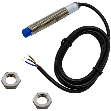Lumonic Détecteur de proximité inductif 8mm PNP I Capteur de proximité à ouverture - IP67 I Capteur de proximité avec laiton nic