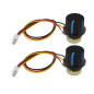 ECSiNG 2 ensembles B10K Potentiomètre Rotatif à Cône Linéaire WH148 10 K Ohm Résistance Variable à Film de Carbone à Un Tour ave