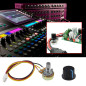 ECSiNG 2 ensembles B10K Potentiomètre Rotatif à Cône Linéaire WH148 10 K Ohm Résistance Variable à Film de Carbone à Un Tour ave