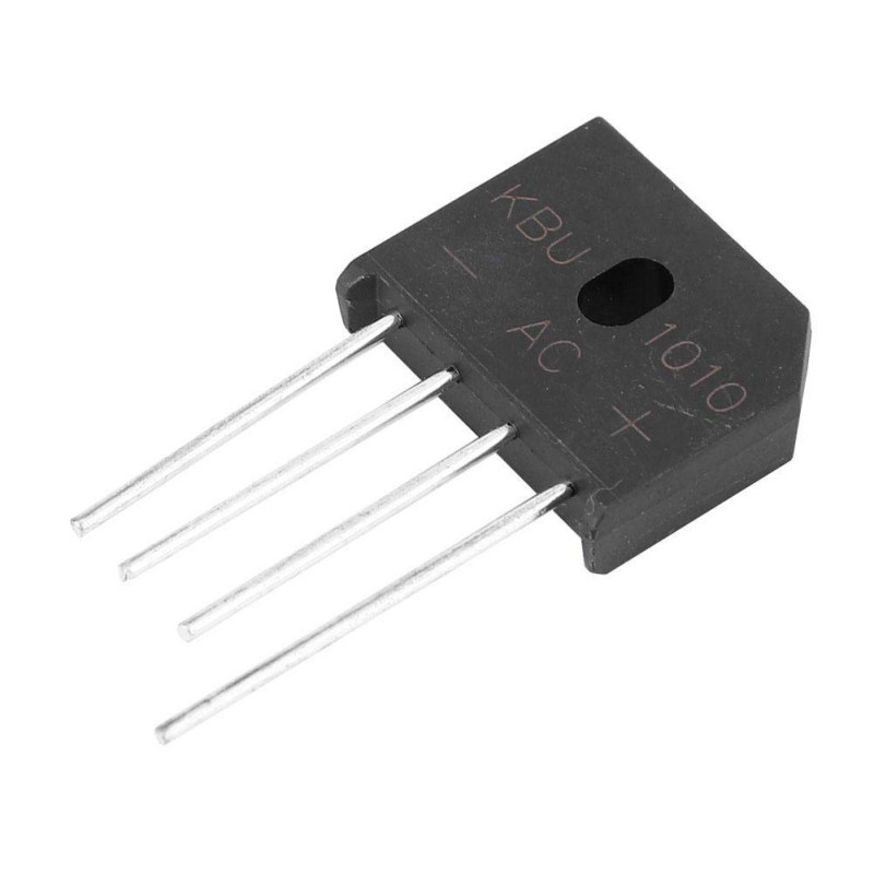 1pc KBU1010 Redresseur De Diode Sur Pont Pont De Diodes 10A 1000V 4 Broches Pour Commutateur De Reglage Dalimentation 1pc KBU1010 Redresseur De Diode Sur Pont Pont De Diodes 10A 1000V 4 Broches Pour Commutateur De Reglage Dalimentation