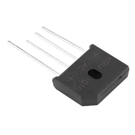 1pc KBU1010 Redresseur De Diode Sur Pont Pont De Diodes 10A 1000V 4 Broches Pour Commutateur De Reglage Dalimentation