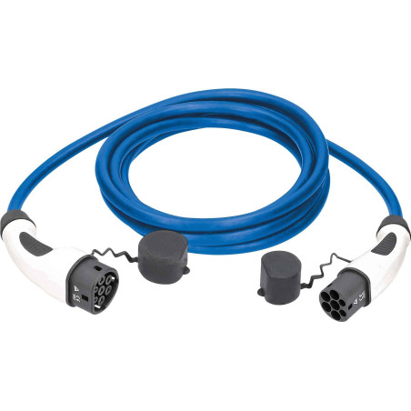 As-Schwabe Câble de Charge Type 2 pour Voitures Hybrides et électriques 22 KW / 5 m / 32 A / 400 V - E-Auto EV/PHEV Mode 3 - Câb