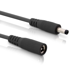 InLine Câble d'extension CC, bloc d'alimentation universel pour bandes LED, caméras de surveillance, imprimantes, routeurs, comm