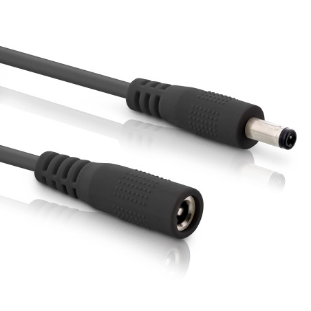 InLine Câble d'extension CC, bloc d'alimentation universel pour bandes LED, caméras de surveillance, imprimantes, routeurs, comm