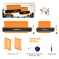 DODOWIN Jauge de Contour 2pcs, Copieur Profil, Outillage Traçage Bois Menuiserie, Guide des Tailles Rapporteur d'angle, Cadeau S DODOWIN Jauge de Contour 2pcs, Copieur Profil, Outillage Traçage Bois Menuiserie, Guide des Tailles Rapporteur d'angle, Cadeau S