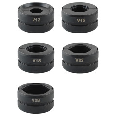 AMZCNC - Mâchoire de sertissage V12 à V28 Profil V pour 12 mm, 15 mm, 18 mm, 22 mm, 28 mm Insert pince sertir manuelle et interc